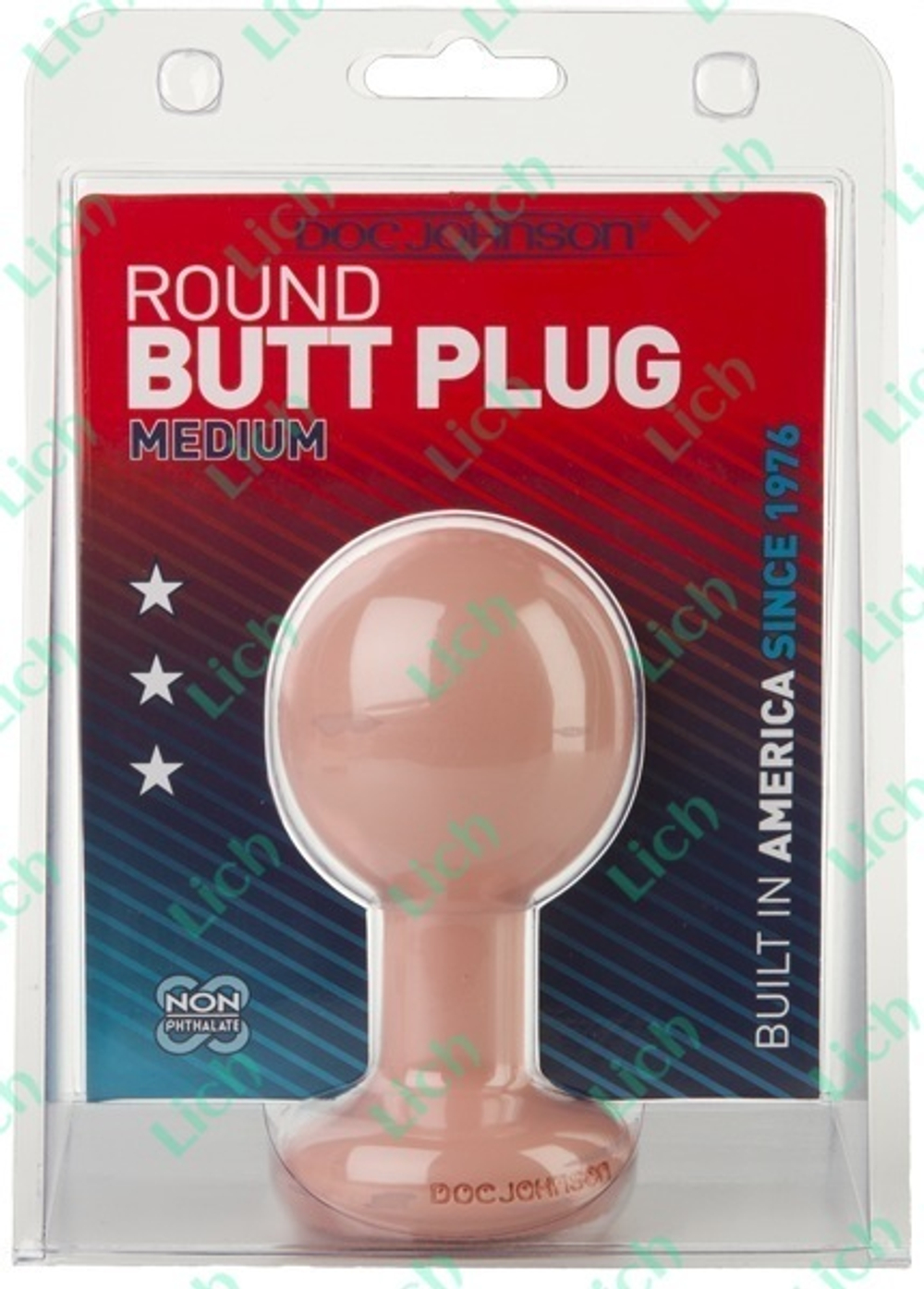 Круглая пробка для анальной стимуляции ROUND MEDIUM