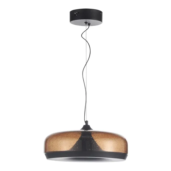 SL6014.603.01 Светильник подвесной ST-Luce Черный/Коричневый, с пузырьками LED 1*42W 3000K RIPPLE