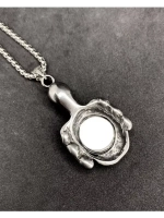 Подвеска Скелет со Всевидящим Оком на длинной цепочке Череп