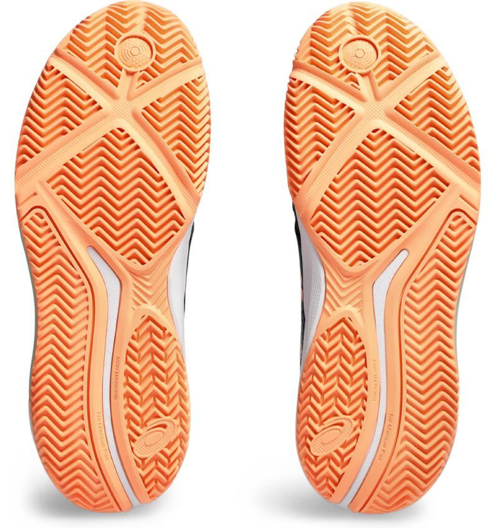 Женские кроссовки для Падел Asics Gel-Challenger 14 Padel - black/bright sunstone