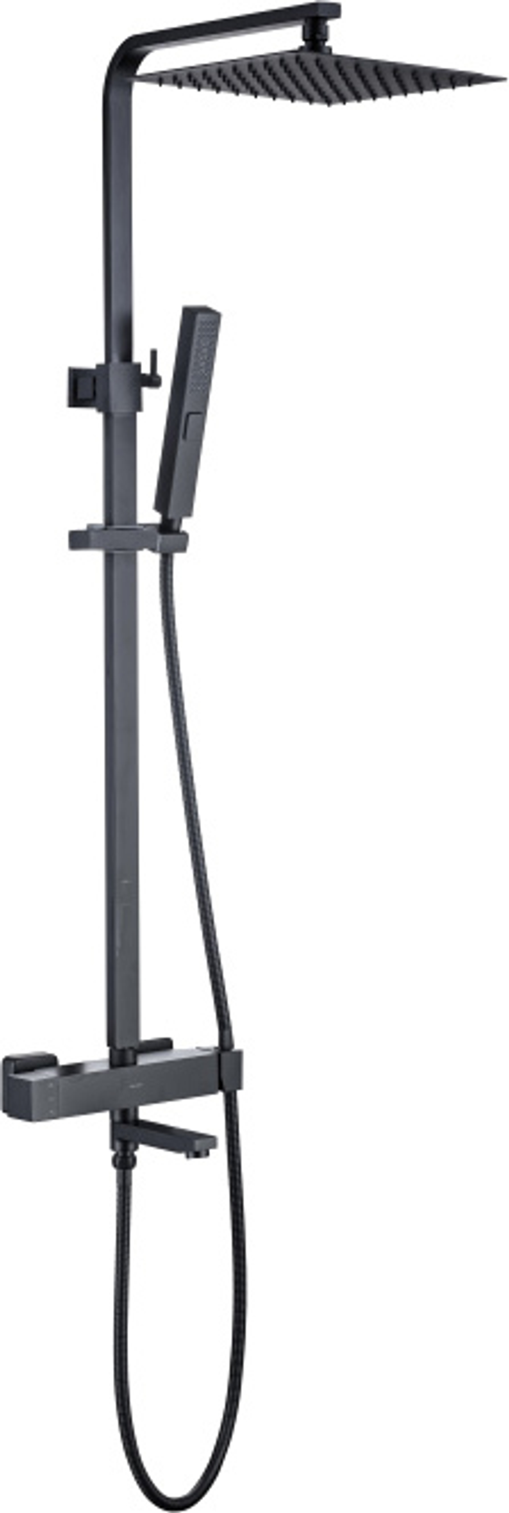 Душевая стойка Allen Brau Infinity 5.21029-31 Черный матовый