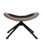 Оттоманка BLISS серый, экокожа, шенилл