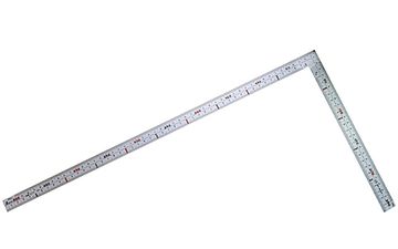 Угольник строительный Shinwa, 500*250мм, отсчёт нижней шкалы - ко внутреннему углу