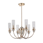 SL1402.203.06 Люстра подвесная ST-Luce Латунь/Прозрачный E14*6 40W ЭЛЕГРА