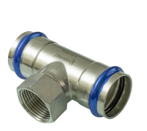 НЕРЖ Тройник  15*1/2 г.*15  "VER-PRO"  (60/5шт)