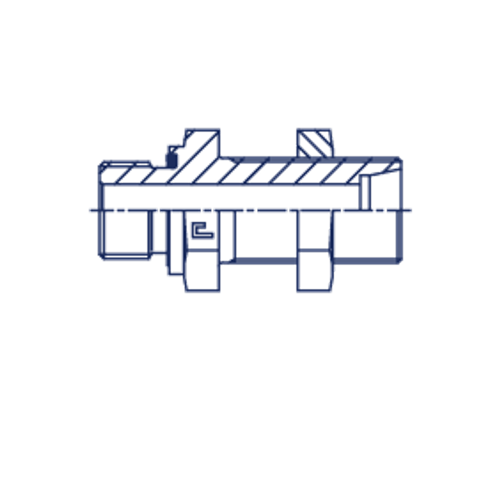 Штуцер FDE DL08 BSP 1/4 (корпус)