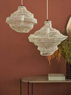 Светильник подвесной Vinger, Ø45х50 см, бежевый