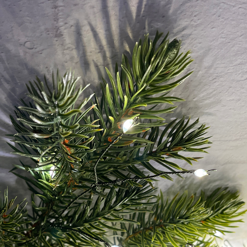 Гирлянда 1.5м Snake Light Капли Микро на зеленом проводе 600 ламп