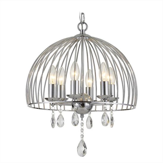 CL462261 Джина Хром Люстра