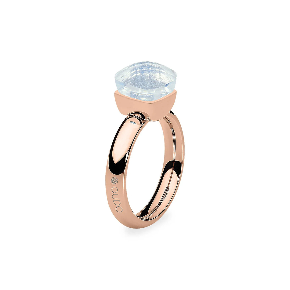 Кольцо Qudo Firenze arctic blue opal 18 мм 612185 BL/RG