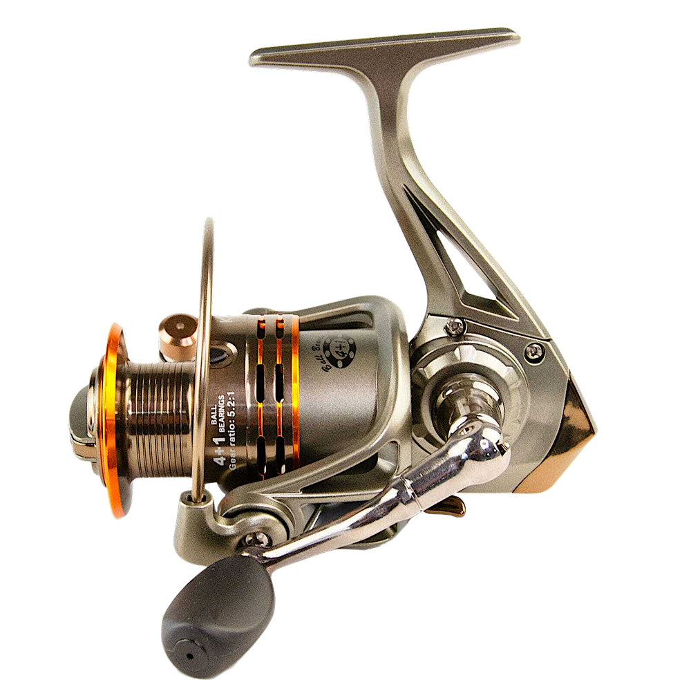Катушка Kaida KD.GTF G002-40A 4000 bb4+1 (5.2:1) 250г 0.235/0.285/0.33мм-195/180/110м Мет.шпуля