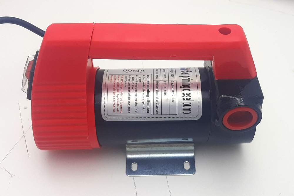 Насос помповый 24 Вольт, 300Вт, 50 л/мин. для перекачки топлива, технических жидкостей, дизеля, керосина, масел, антифриза