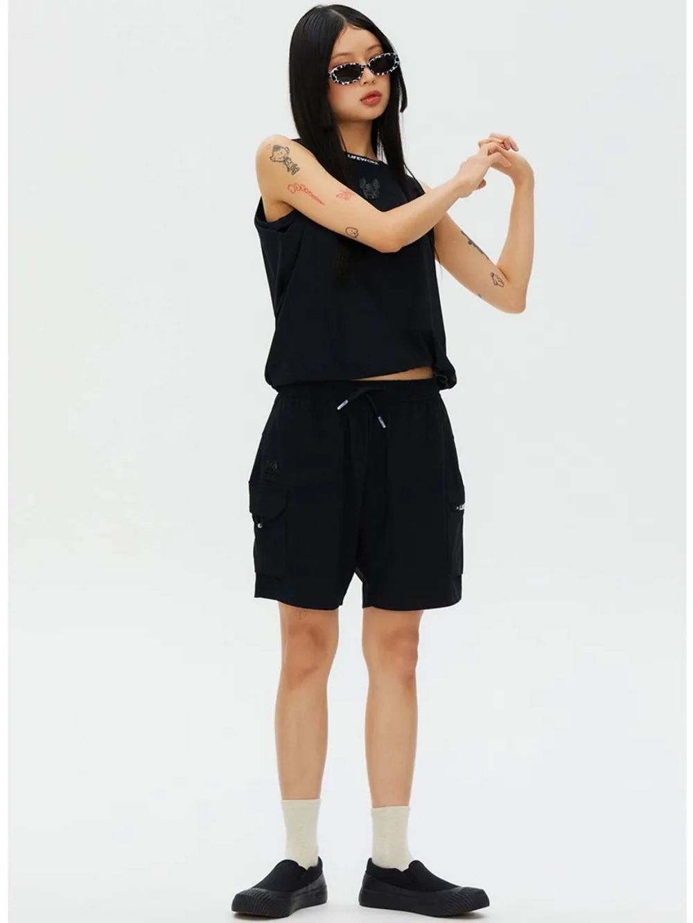 Фирменные шорты карго ladok