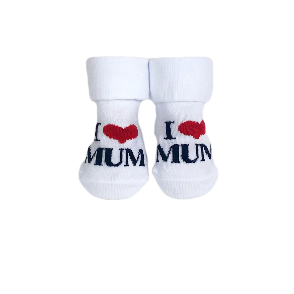 Носочки "I ♡ MUM"