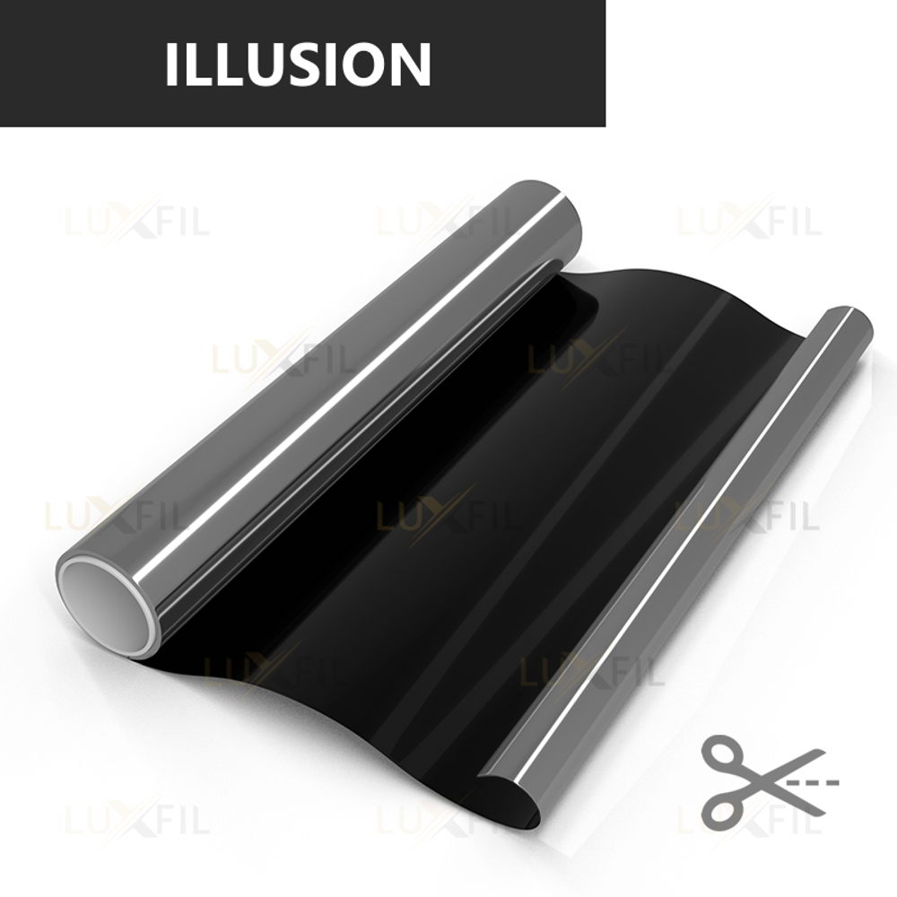 Пленка солнцезащитная зеркальная ILLUSION LUXFIL, (на отрез)