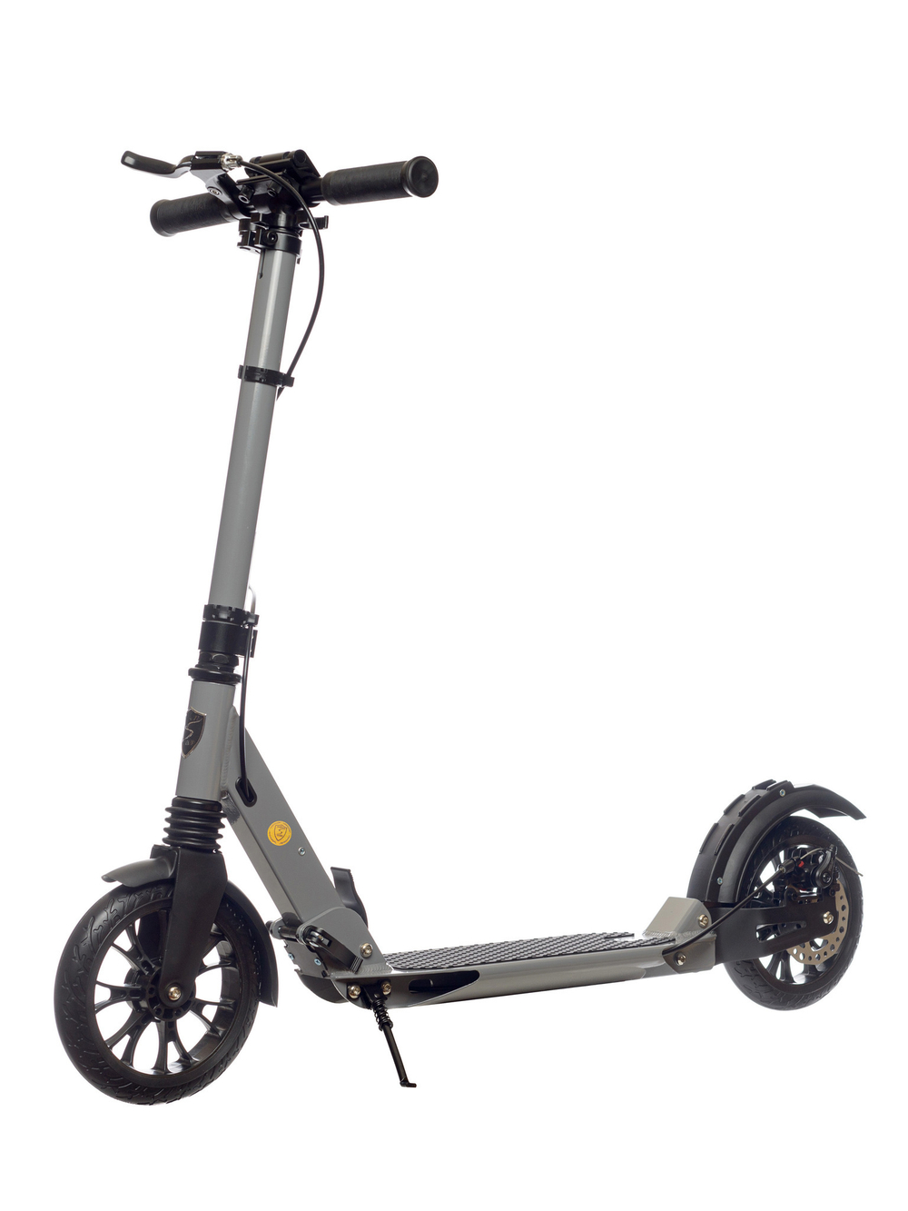 Самокат Urban Scooter Disc Cool Grey Pro, (2024), с дисковым тормозом, складной, городской, двухколесный
