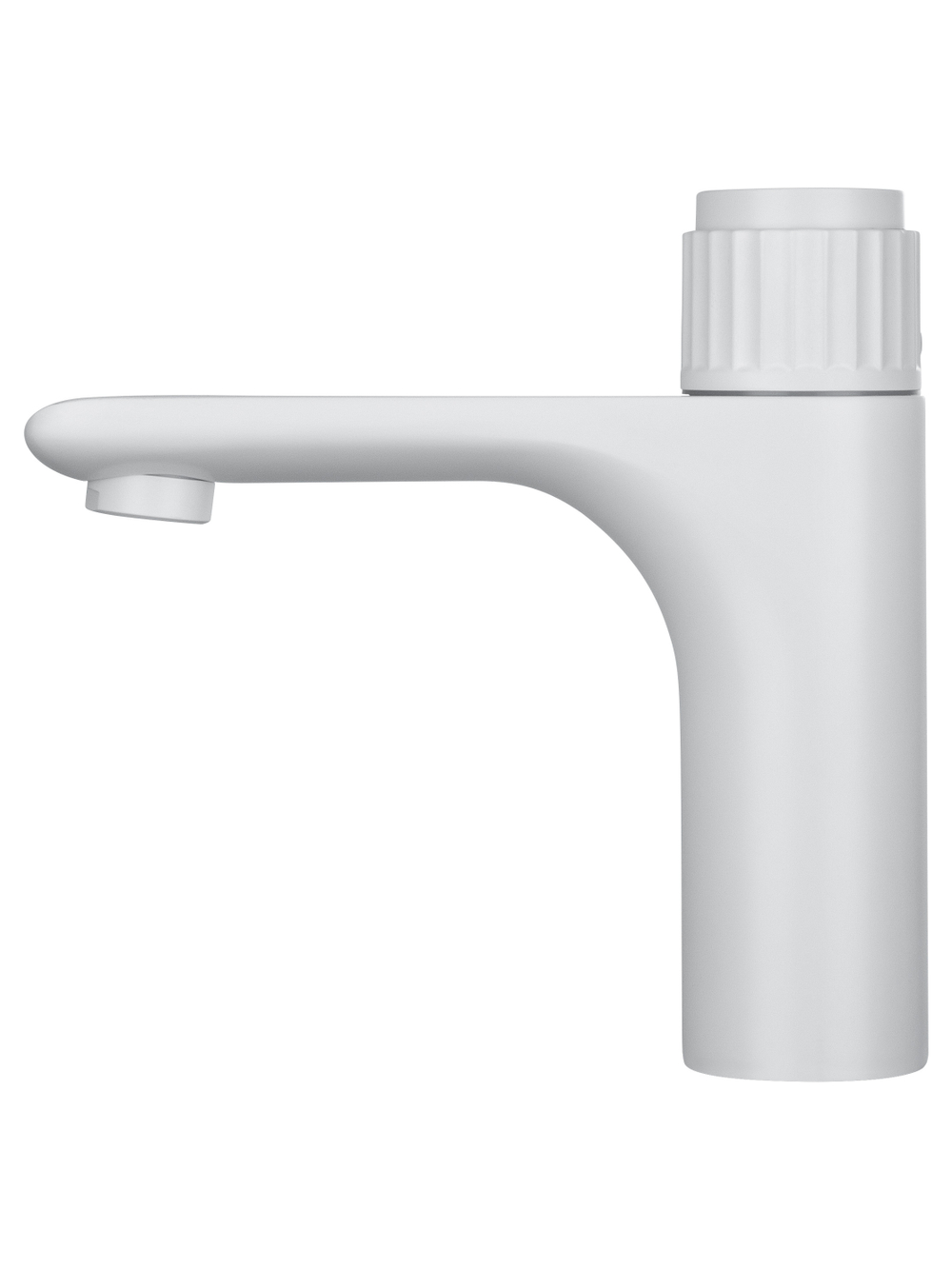 Смеситель для раковины WONZON & WOGHAND CLICK, Белый матовый (WW-A40412-MW)