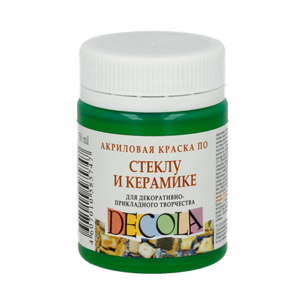 Декола акрил стекло/керамика банка 50 мл Зеленая светл