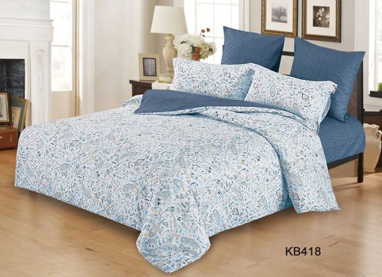 Полуторный комплект постельного белья Diva Afrodita, Арт.KB418, Сатин люкс, 70*70 см-2 шт.