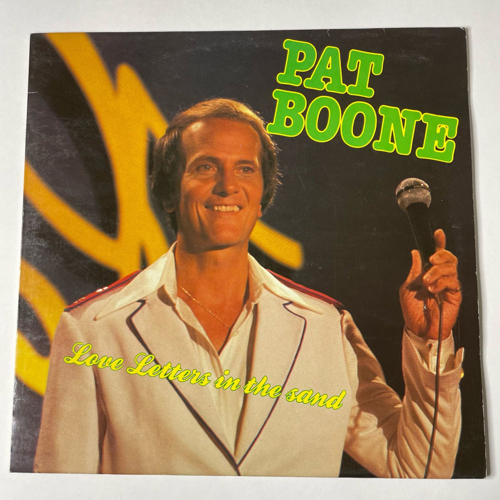 Винтажная виниловая пластинка LP Pat Boone Love Letters In The Sand (EU 1986)