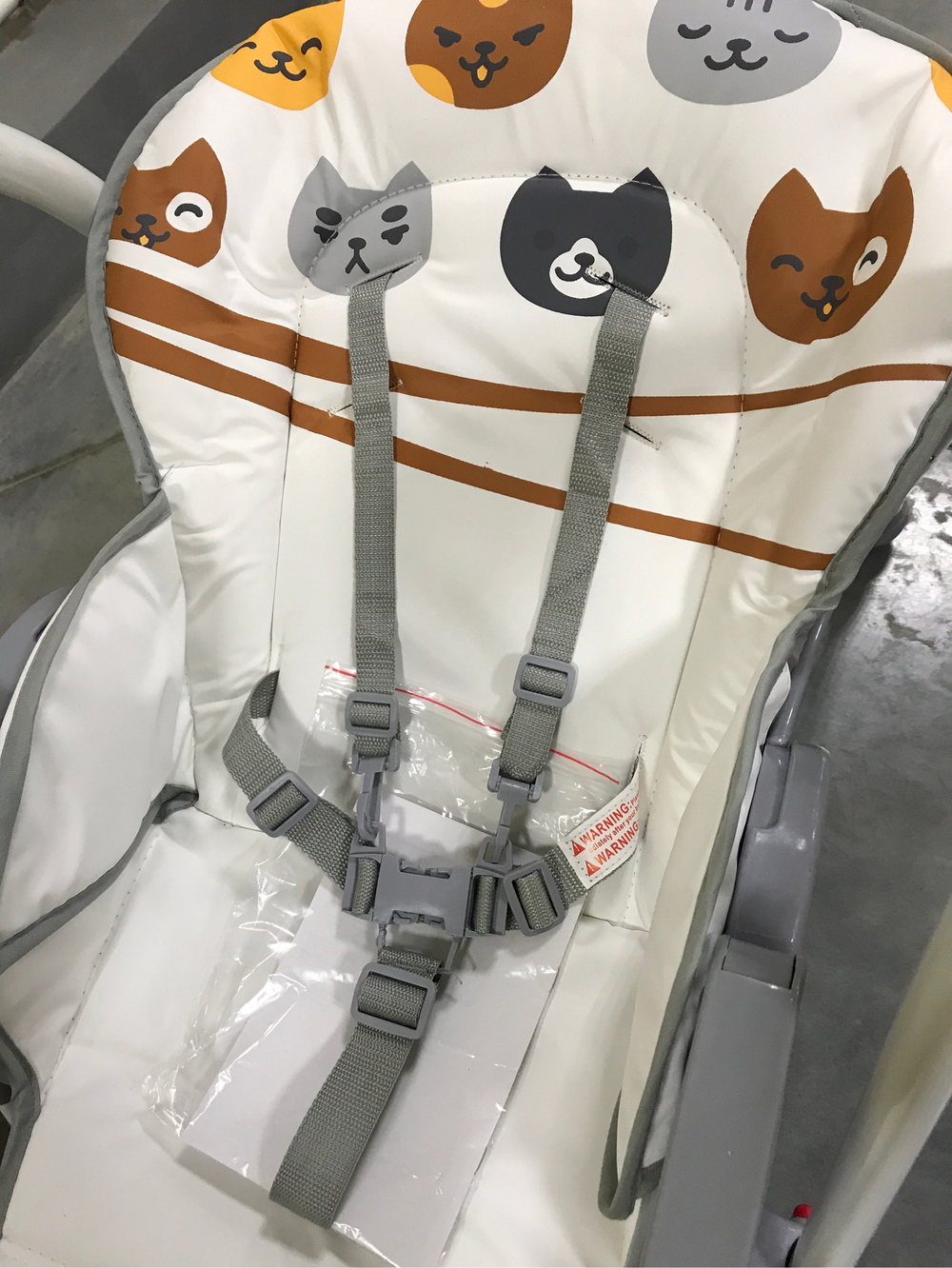 Стул для кормления "Мишутка" С-С-1, серый