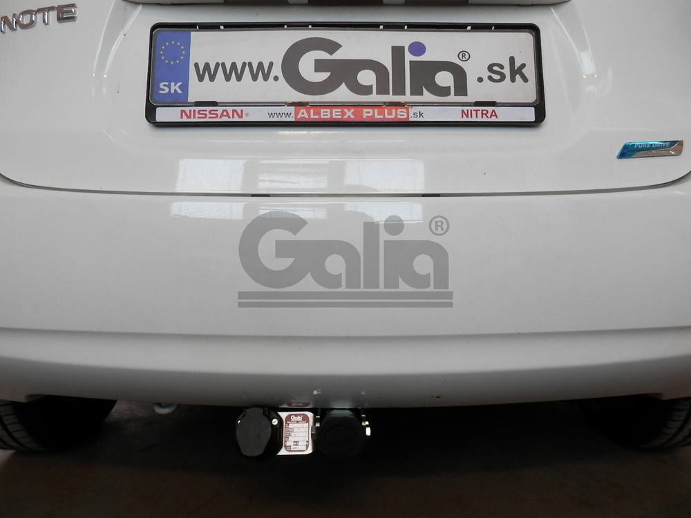 Оцинкованный фаркоп на Nissan Note 2013-2020 (без электрики), Galia N057C