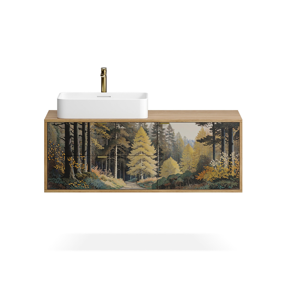 Тумба для ванной подвесная WPR 102