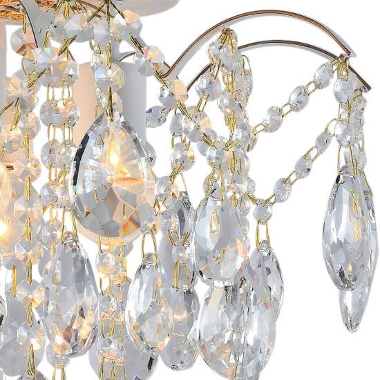 Люстра потолочная Reluce E27  04039-0.3-04 WH+GOLD PN