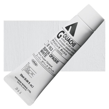 Holbein Acrylic Gouache 20 мл. 153 [C] Super Opaque White