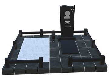 Готовое ритуальное сооружение 2,7м*2,4м (под ключ)