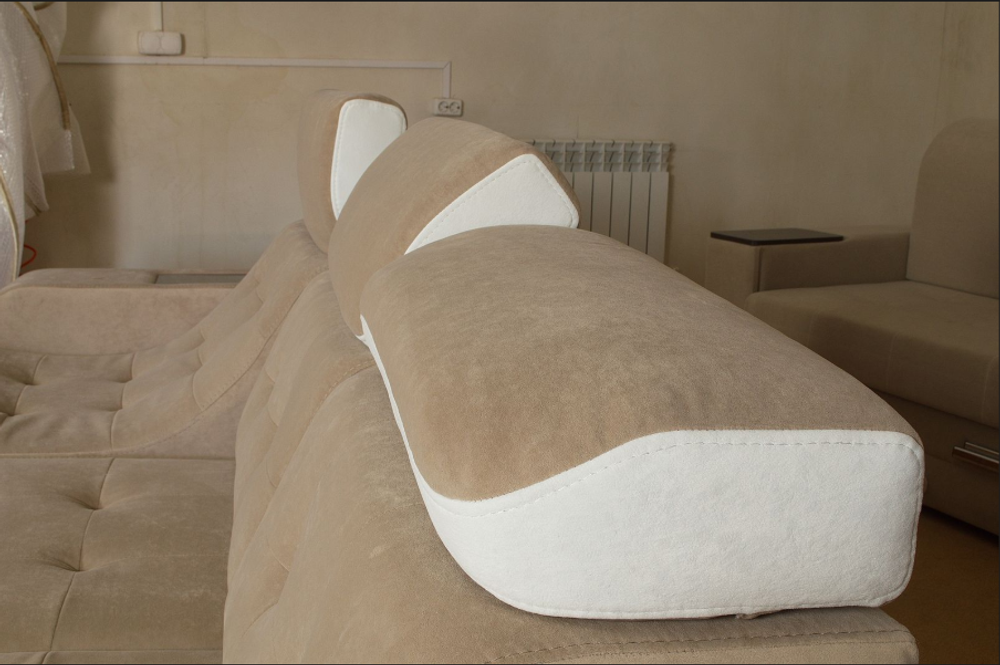 диван с оттоманкой Аурис с подсветкой