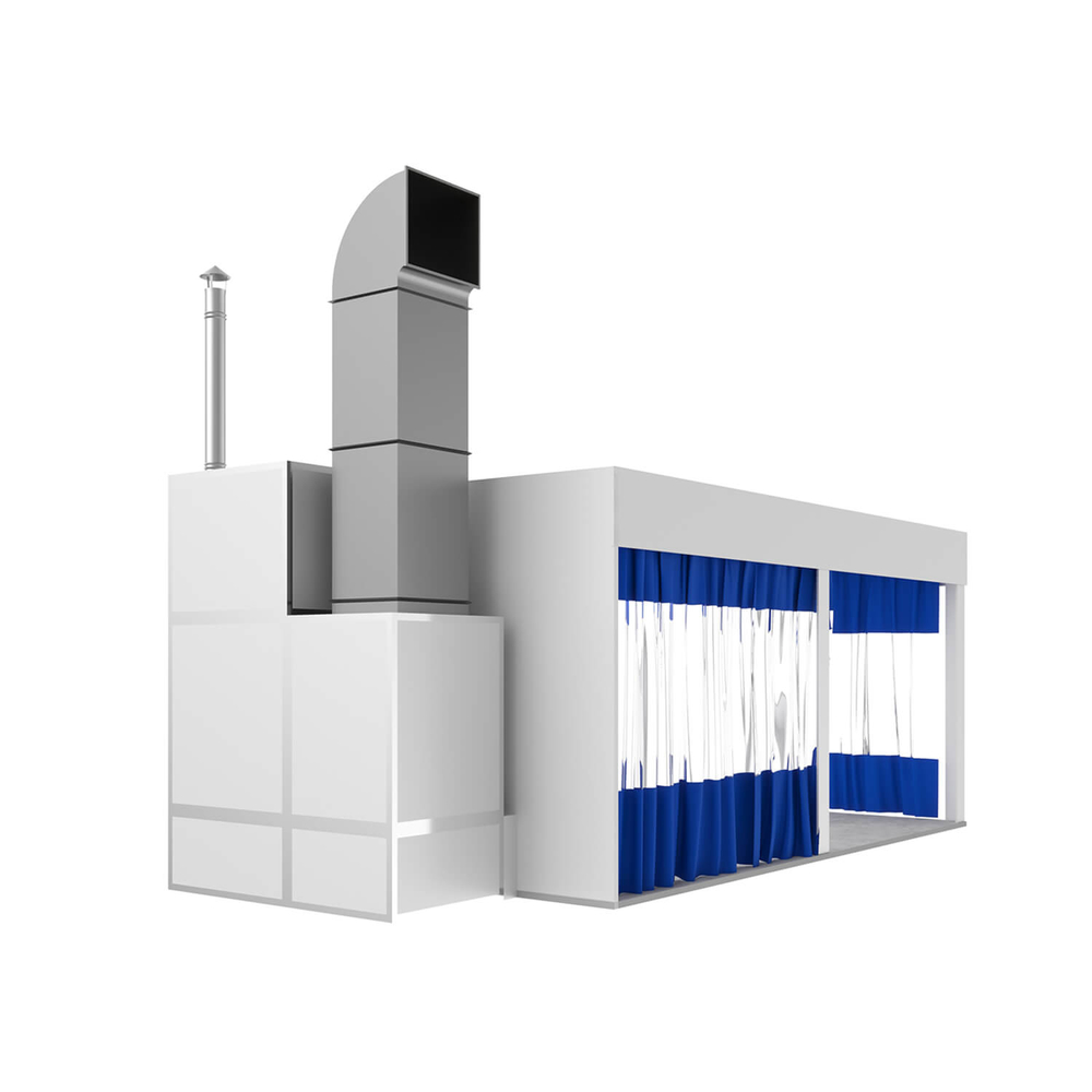 WDK-410M Пост подготовки с диагональным потоком воздуха, с функцией подогрева