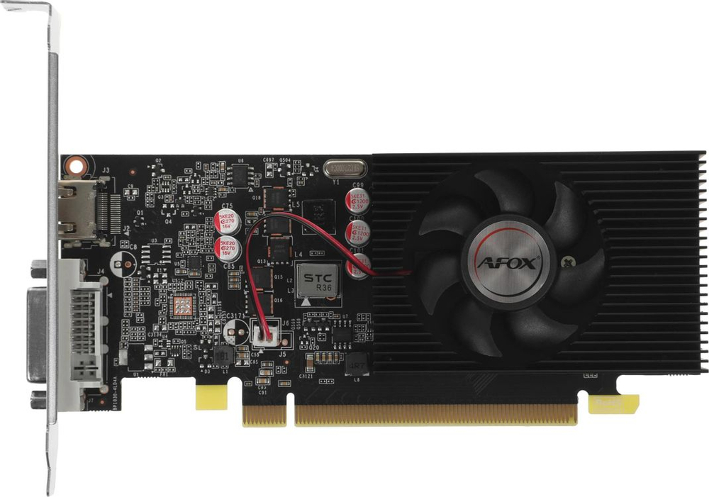 Видеокарта AFOX NVIDIA  GeForce GT 1030 AF1030-4096D4L5 4ГБ DDR4, Ret