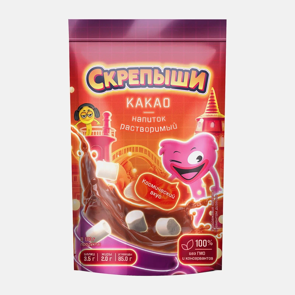 Какао-напиток Скрепыши растворимый 200г