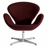 Вращающееся кресло Swan текстиль