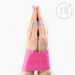 Розовая ПВХ-лента для связывания - 10 метров (Цвет: розовый)