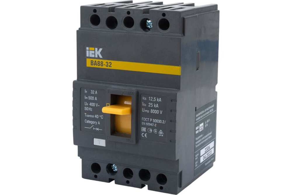 Выключатель автоматический ВА88-32 3Р 32А 25кА IEK