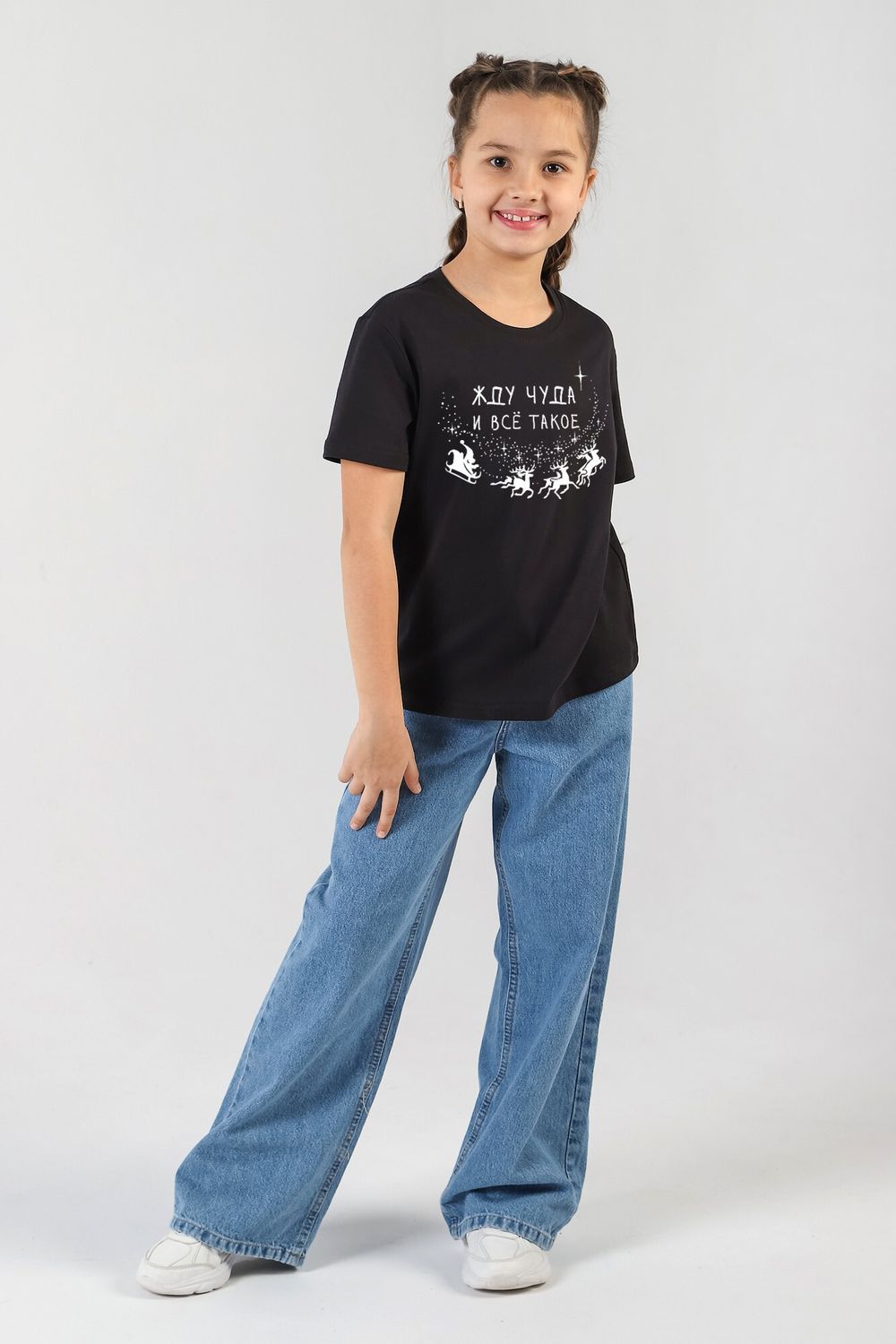 Фуфайка для девочки Презент-1 Виотекс ЧЁРНЫЙ