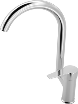 Комплект Мойка Domaci Равенна Ssik DCL 480*480 (6) TG + Смеситель MEGA Snow MG-SH03, хром