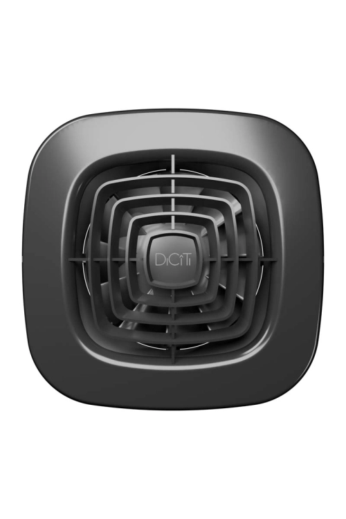 Вентилятор D100 AIR 4C Dark gray metal обр.клапан DICITI
