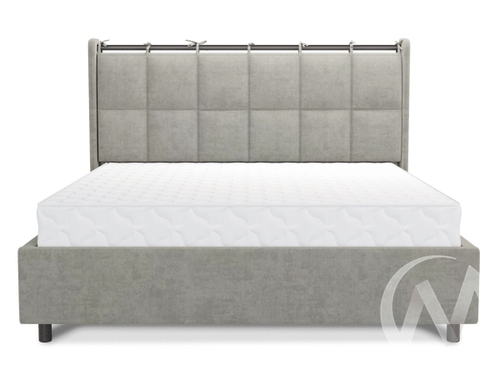 Кровать Женева 3 1;6 (Monaco 06 Grey (абсолют) 3 категория)