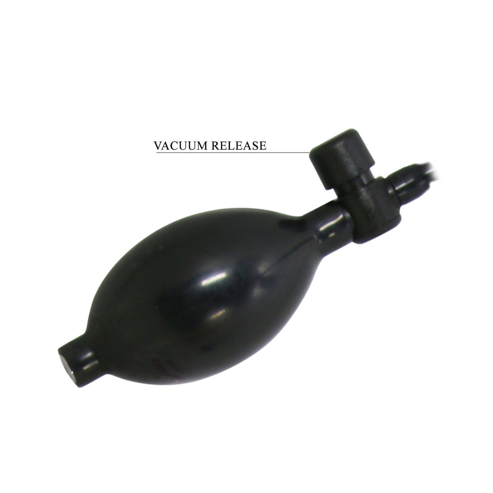 Baile BW-008066AQ – реалистичный вибратор с накачкой и выносным пультом, телесный, 19,3 см