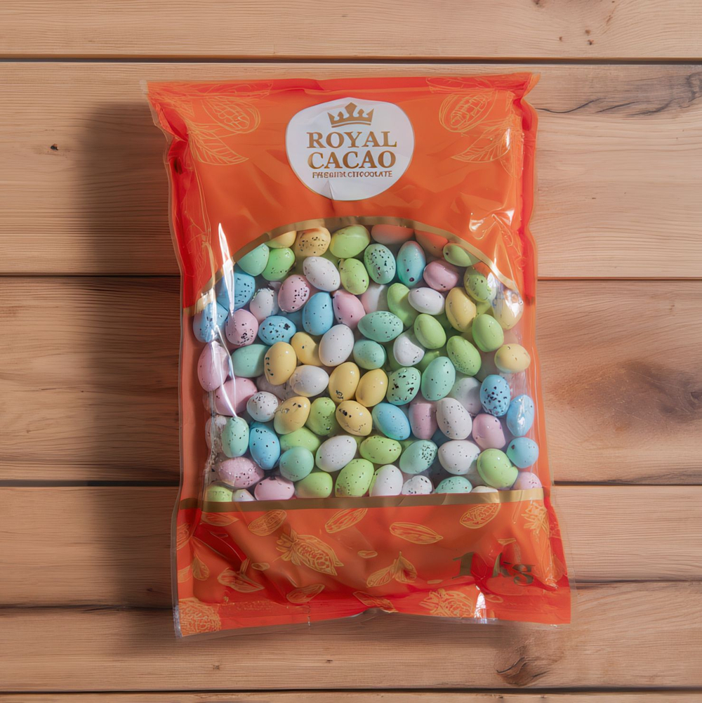 Драже шоколадное «Яички разноцветные» 1 кг