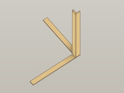 Калифорнийский угол в каркасном доме