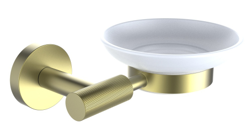 5503-S Мыльница нас., стеклянная (Мат. Золото) ViEiR  (24/1шт)