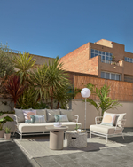 Круглый столик Taimi из бетона для улицы Ø 50 см