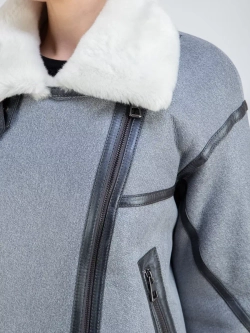 Дубленка авиатор натуральная зимняя