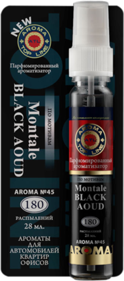 Ароматизатор воздуха жидкий (спрей) AROMA TOP LINE №45 BLACK AOUD