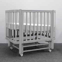 Кроватка детская Antemi Terra Light NEW с маятником НИК 17с серый