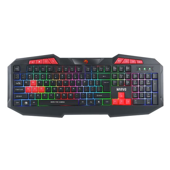 PC Игровая клавиатура Marvo K602 USB Gaming с подсветкой, ПК